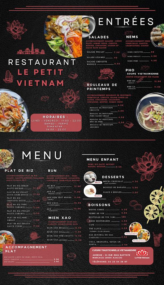 Le Petit Viet Nam Ajaccio - Menu Image 1